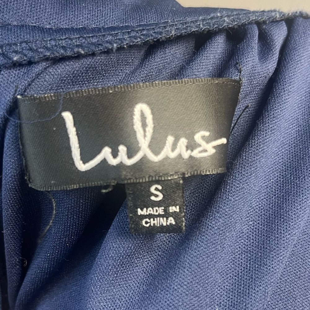 Lulus Navy Blue Dress - Picture 7 of 7